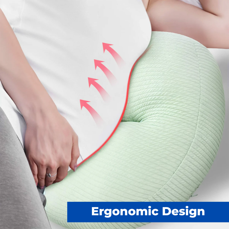 Maternity Side Sleeping Pillow – Full Body Support for Pregnancy Comfort