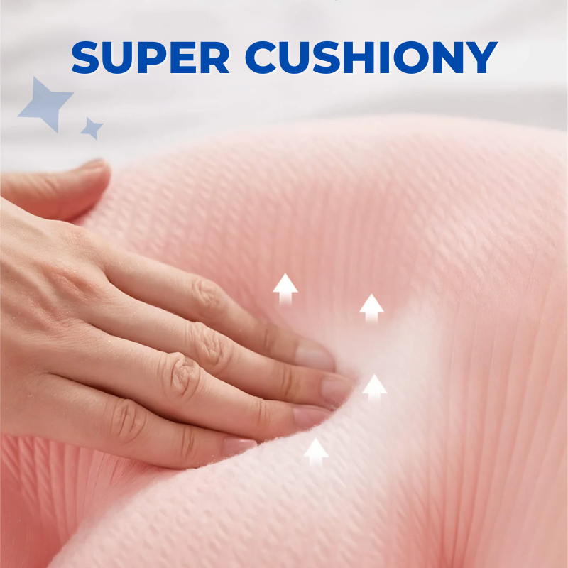 Maternity Side Sleeping Pillow – Full Body Support for Pregnancy Comfort