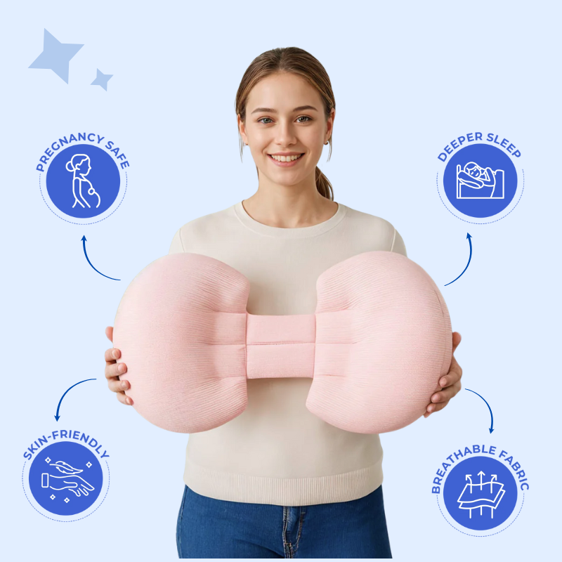 Maternity Side Sleeping Pillow – Full Body Support for Pregnancy Comfort